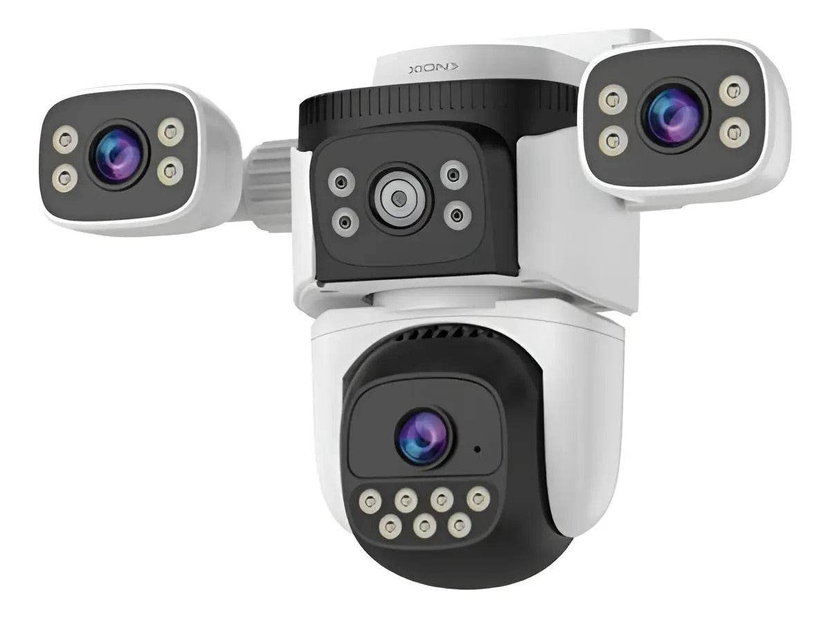 Cámara De Seguridad Smart Xion 3 Lentes Xi-cctv300 Blanco