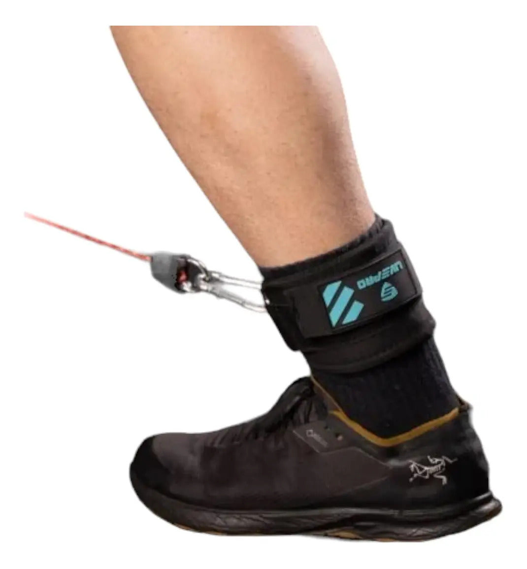 Tobillera Para Polea Máquina Gimnasio Livepro - Negro