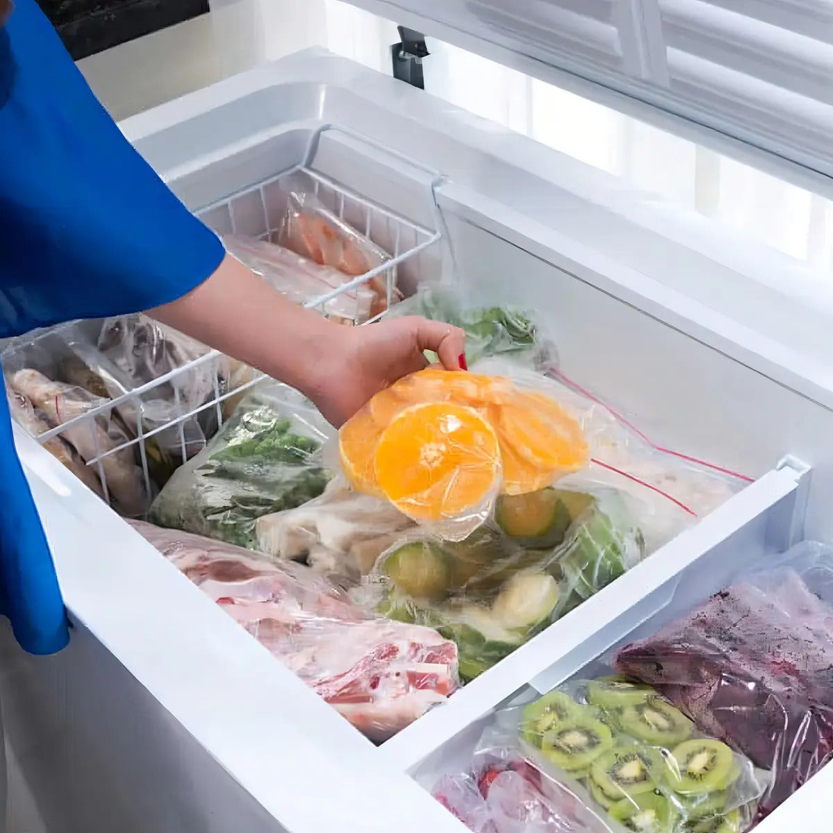 Freezer Y Heladera Horizontal Futura 287 L Frh290 - Blanco