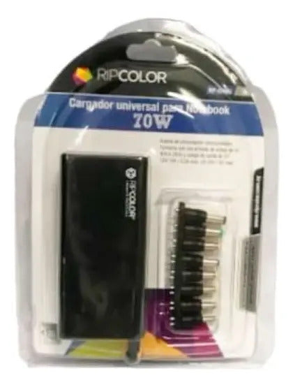 Cargador Universal Netbook 70w 9 Pines Ripcolor
