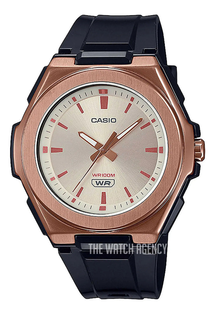 Reloj Casio Dama 43mm Lwa-300hrg5e - Negro