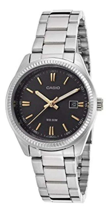 Reloj Casio Metal Dama 31mm Ltp-1302d1a2 - Plateado