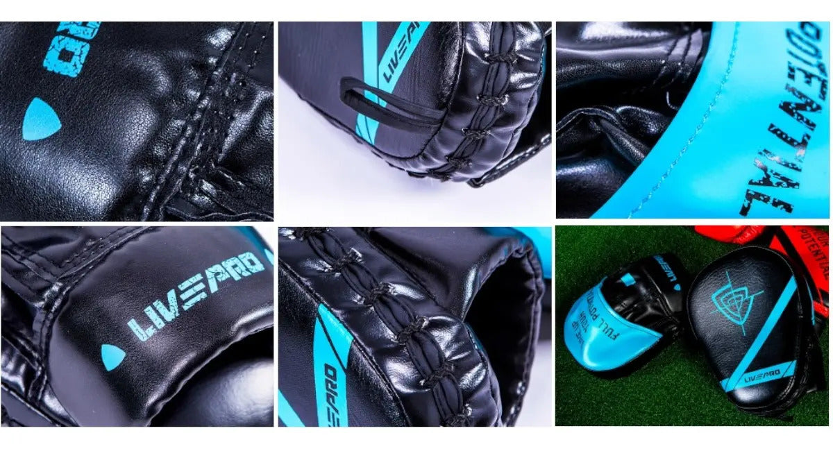 Foco Boxeo Profesional Artes Marciales Livepro - Negro