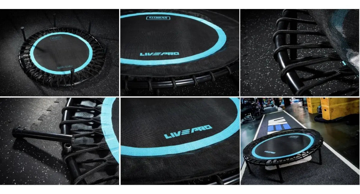 Mini Trampolín 100cm Gym Pro Livepro - Negro