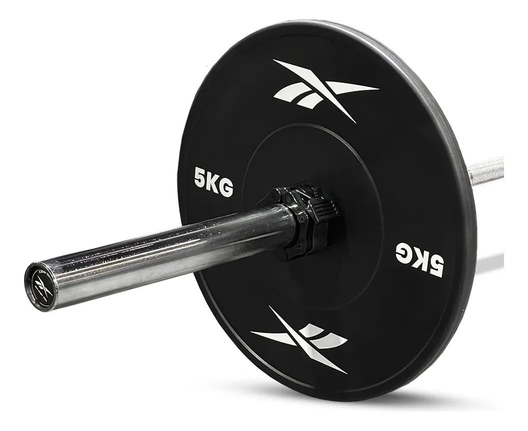 Disco Olímpico Reebok 25kg - Negro