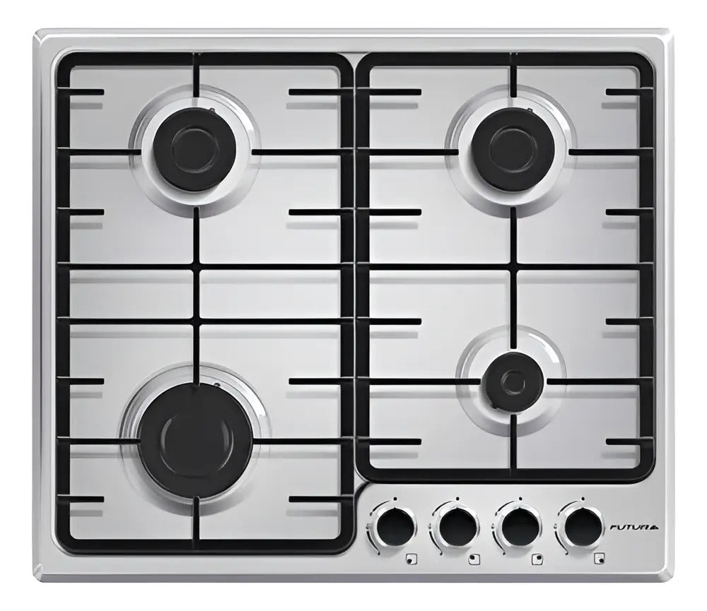 Anafe A Gas Futura 60cm Acero Inox Fut-a60gx - Gris