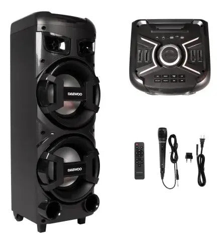 Parlante Torre De Sonido Daewoo 80w Bluetooth - Negro