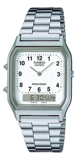 Reloj Casio Vintage 39mm Aq-230a-7bmq - Negro
