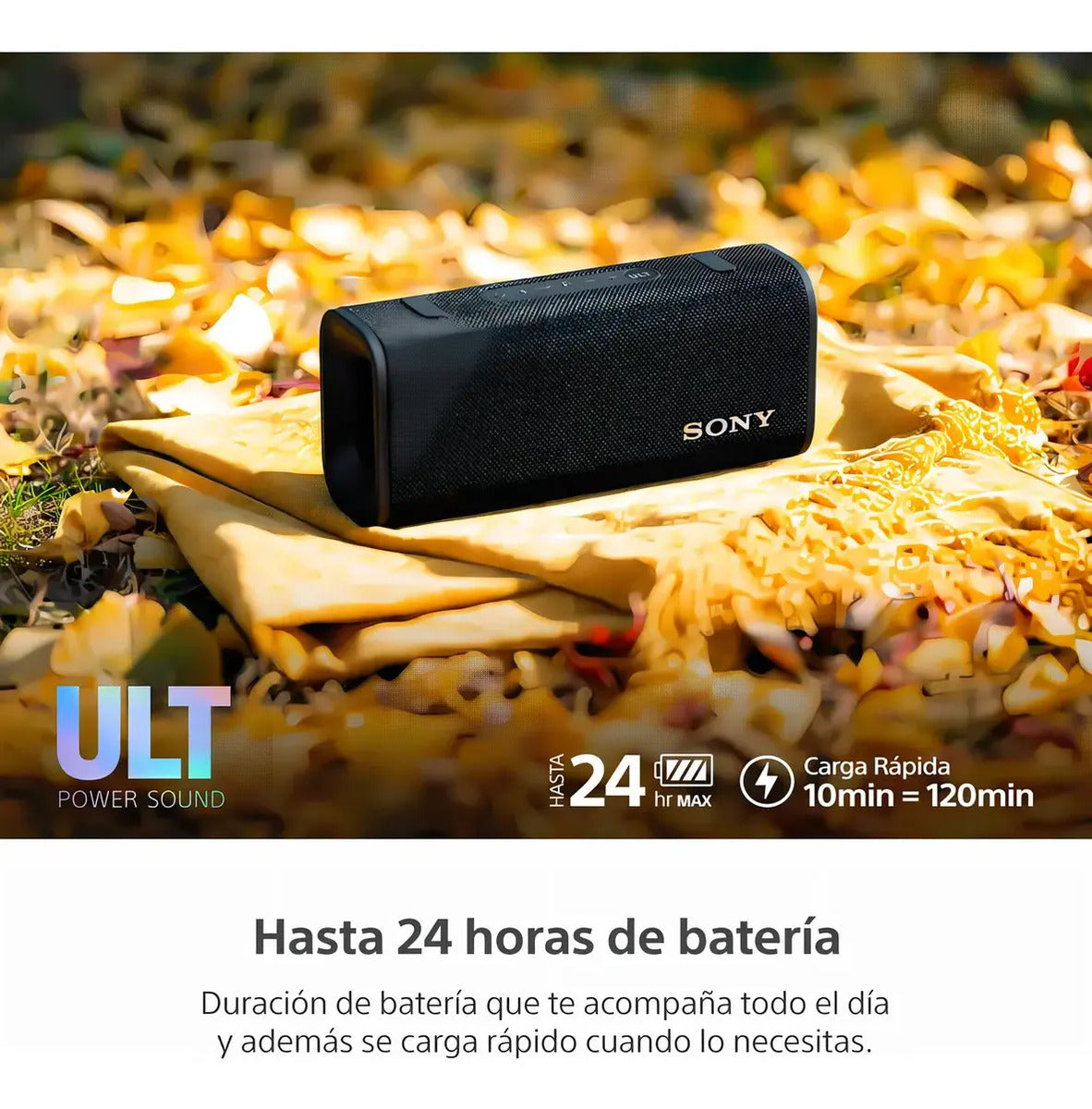 Parlante Portátil Inalámbrico Sony Ult Field 3 Srs-ult30 Qof Negro