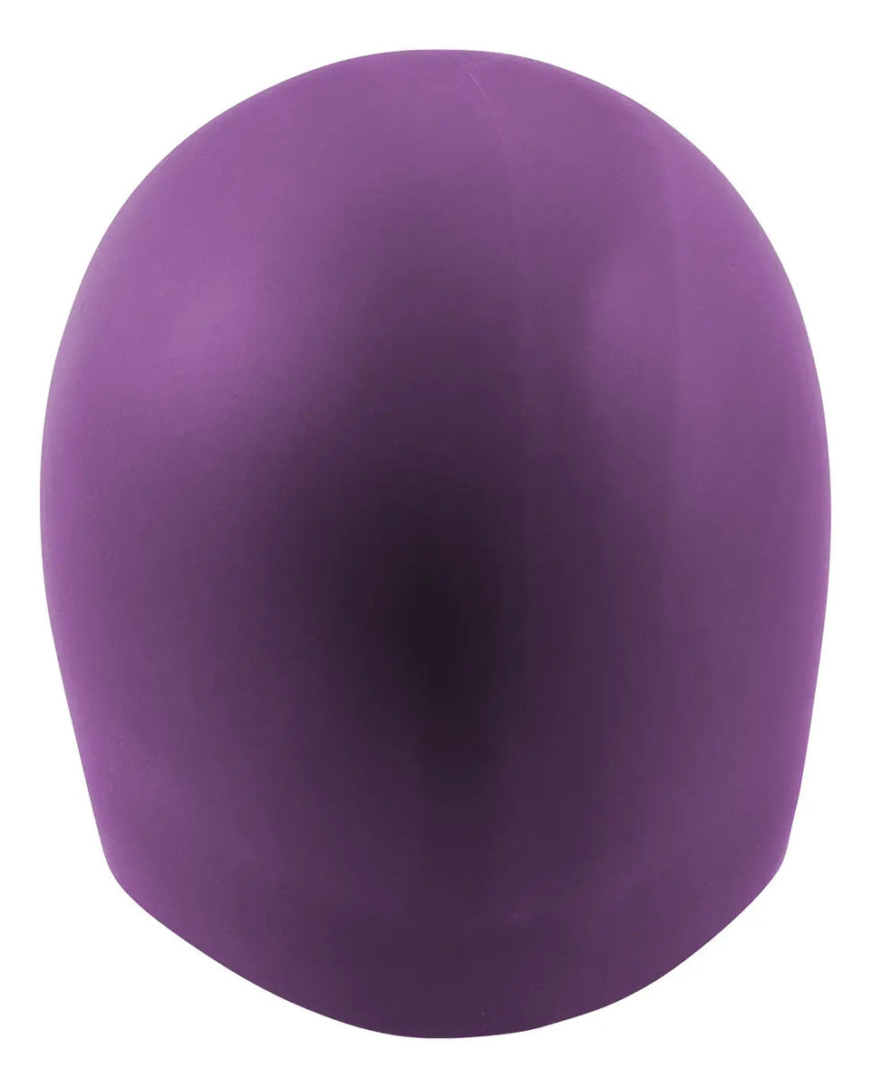 Gorra Natación Cabello Largo 100% Silicona Arena - Violeta Liso Talle Único