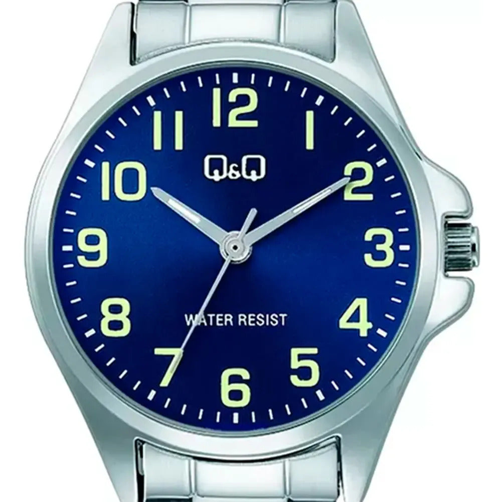 Reloj Q&q Metal Dama 30mm C37a-001py - Plateado