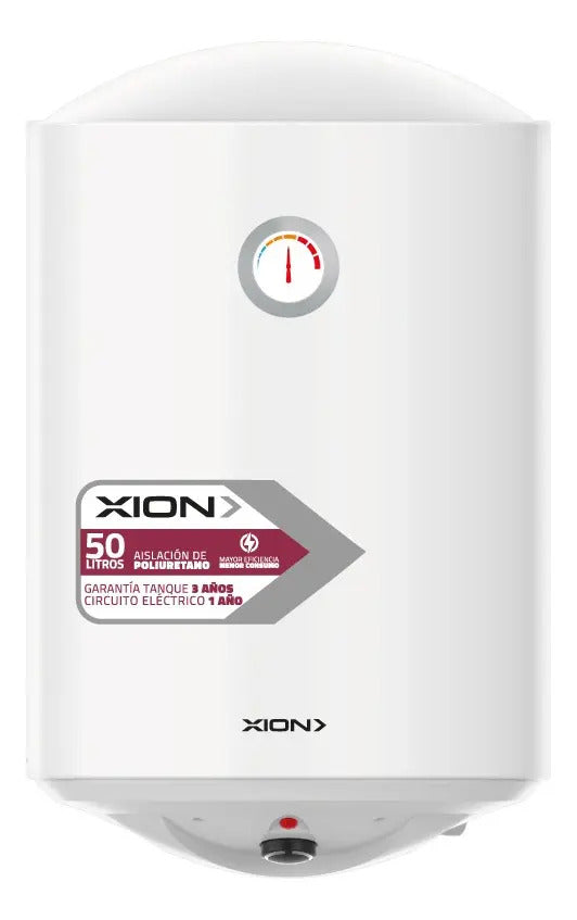 Calefón Termotanque Electrónico Xion 50 Lts Xi-cal55 Blanco