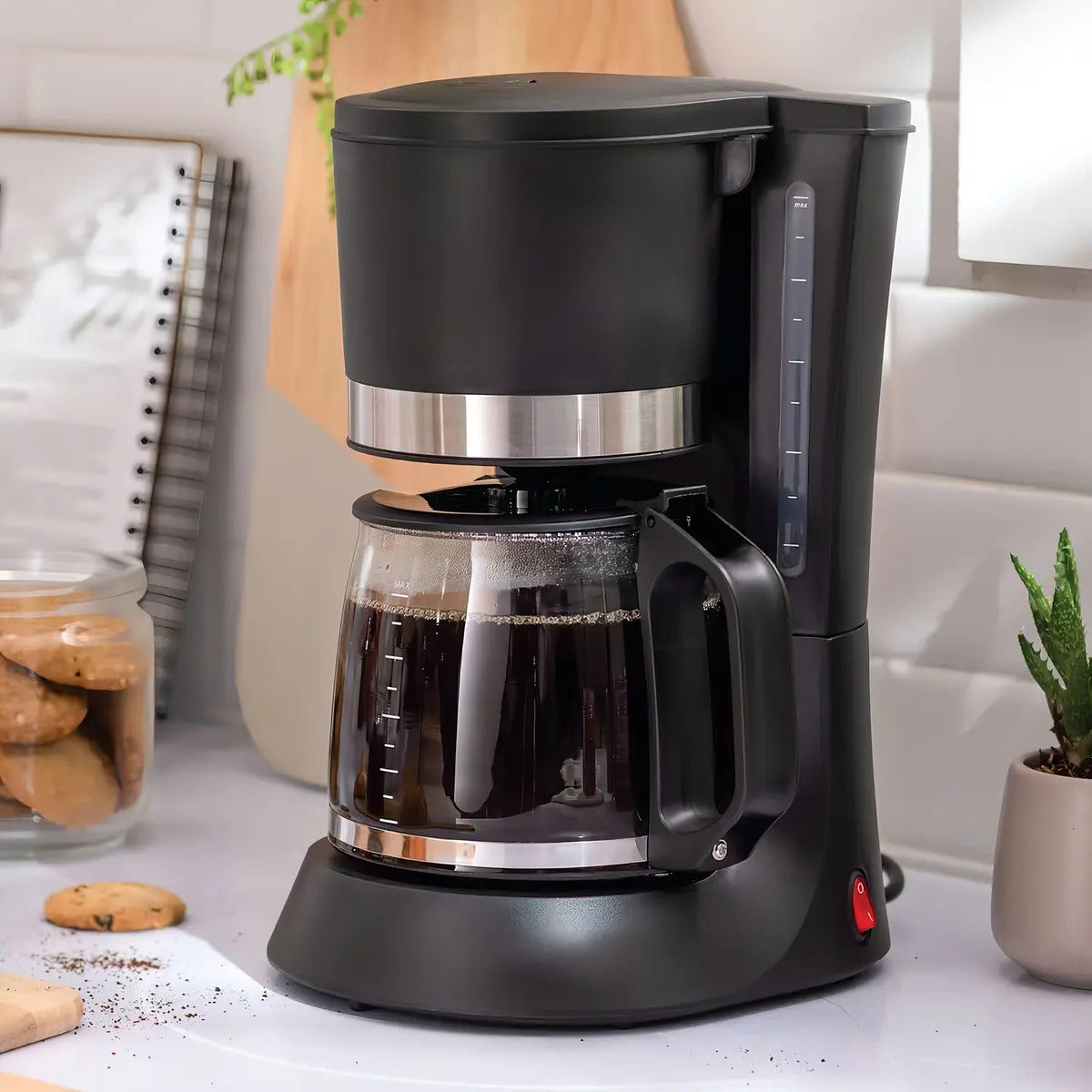 Cafetera Eléctrica De Goteo 6 Tazas Xion Xi-cm6 - Negro
