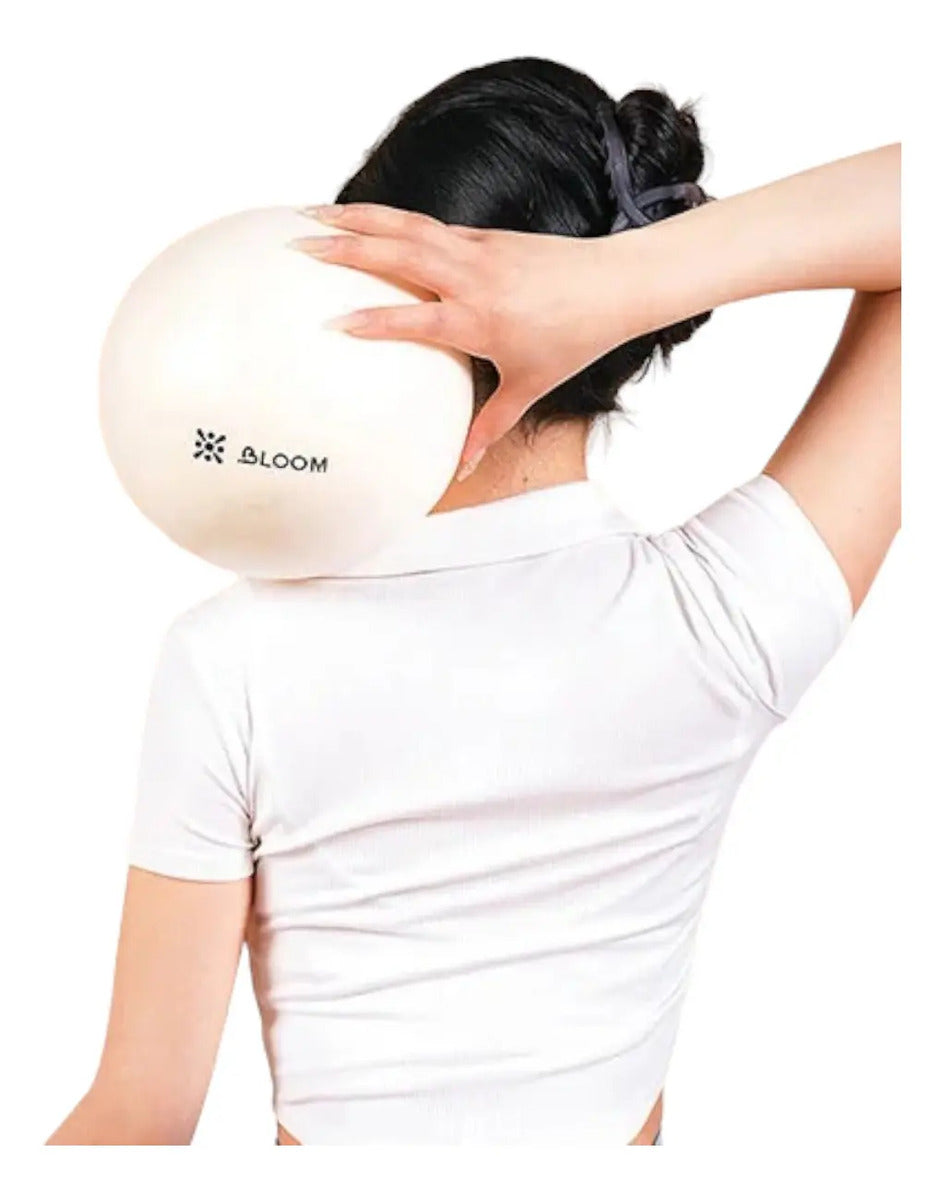 Mini Pelota De Pilates Yoga 20cm Livepro - Blanco