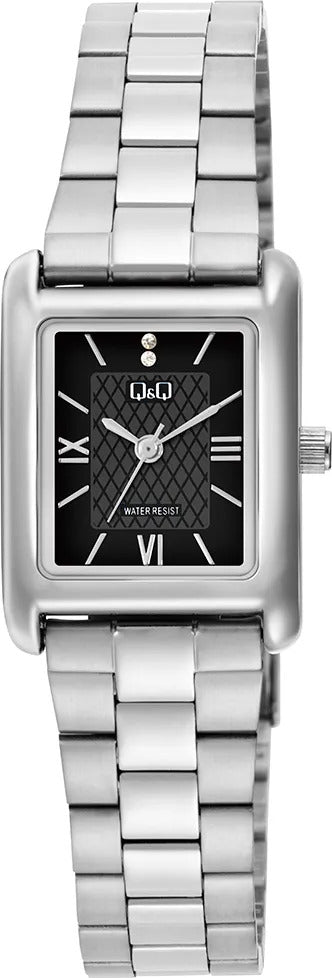 Reloj Q&q Metal Dama 22mm C69a-005py - Plateado
