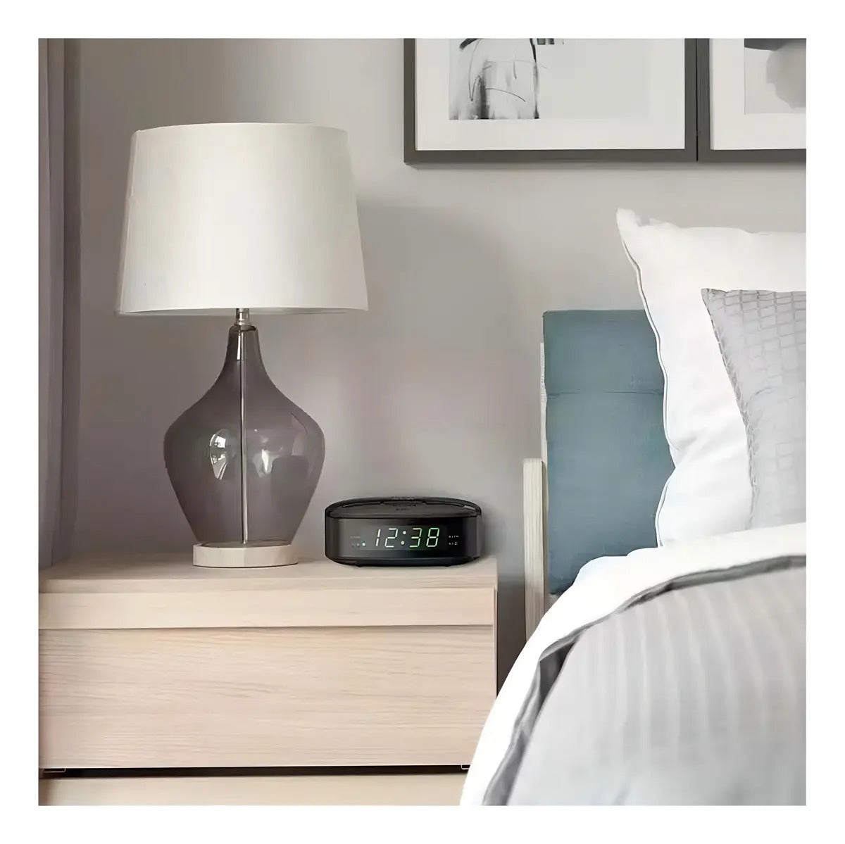 Radio Reloj Despertador Digital Philips Tar3205/12 Negro