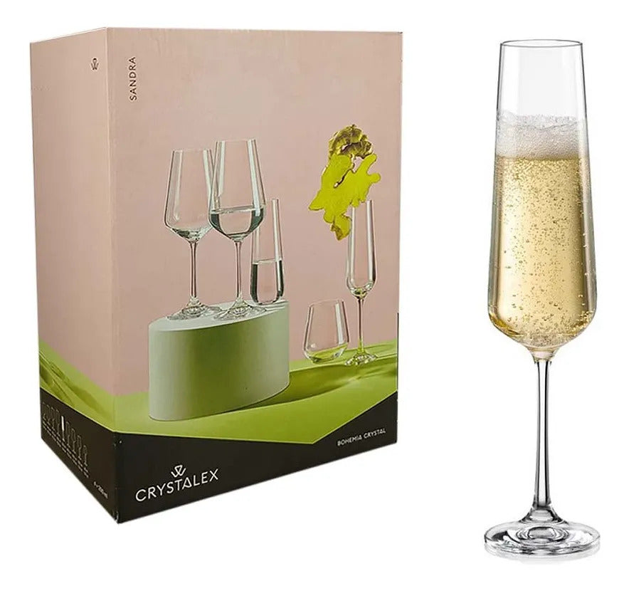 Set Copas Sandra Flauta 200 Ml X6 Bohemia