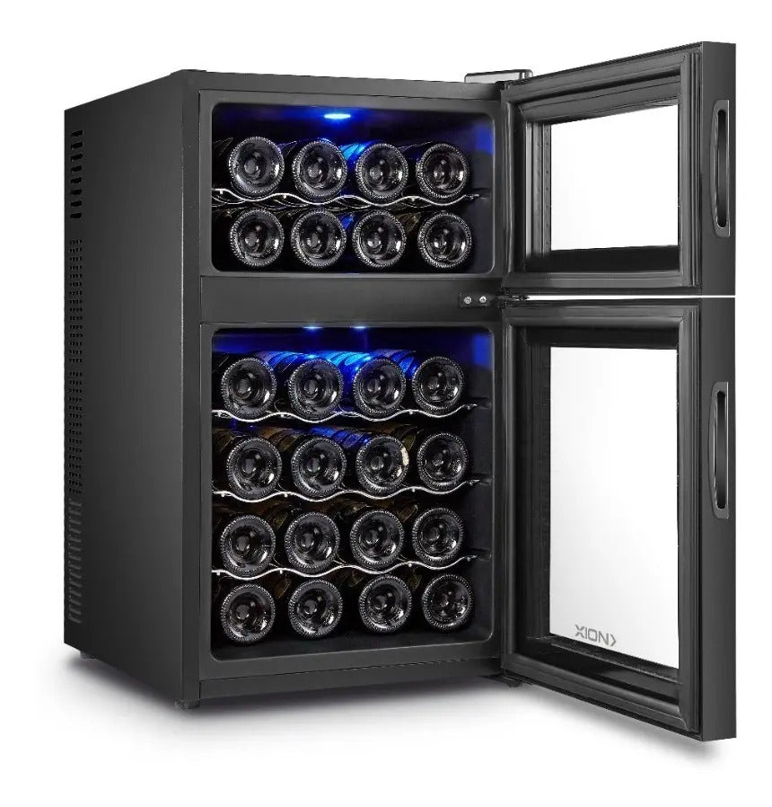 Enfriadora De Vinos Xion Dual Zone 24 Bot Xi-cava24d