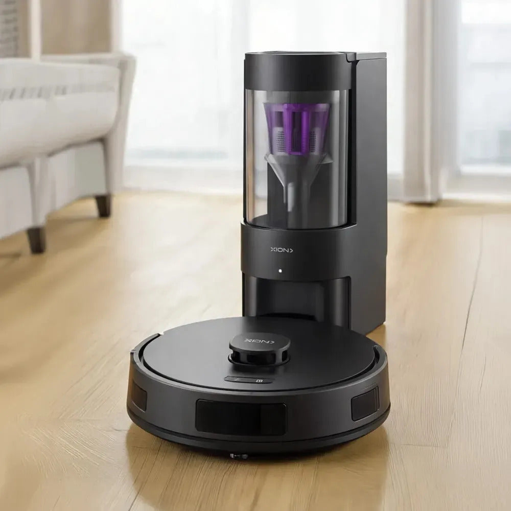 Aspiradora Robot Laser Xion Con Recolector Xi-vcrobot360 Qof Negro