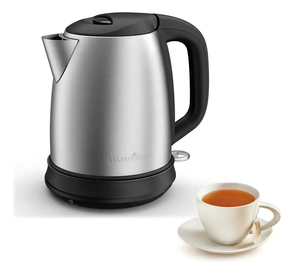 Jarra Eléctrica Inox Moulinex 1,7lts 360° 2400w - Acero Inoxidable