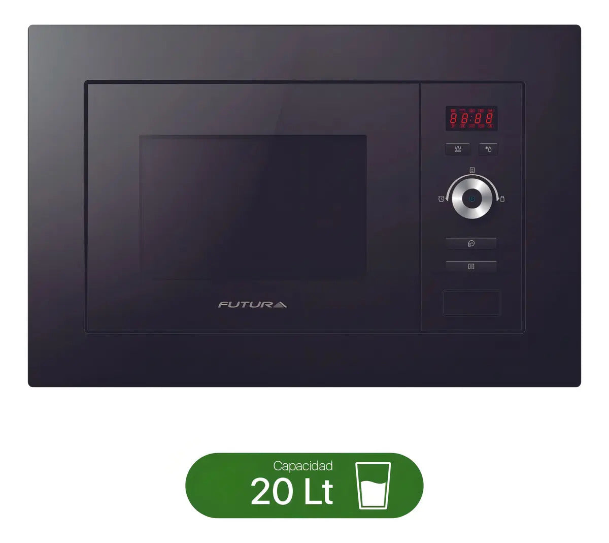 Microondas De Empotrar Futura 20lts Digital 800w