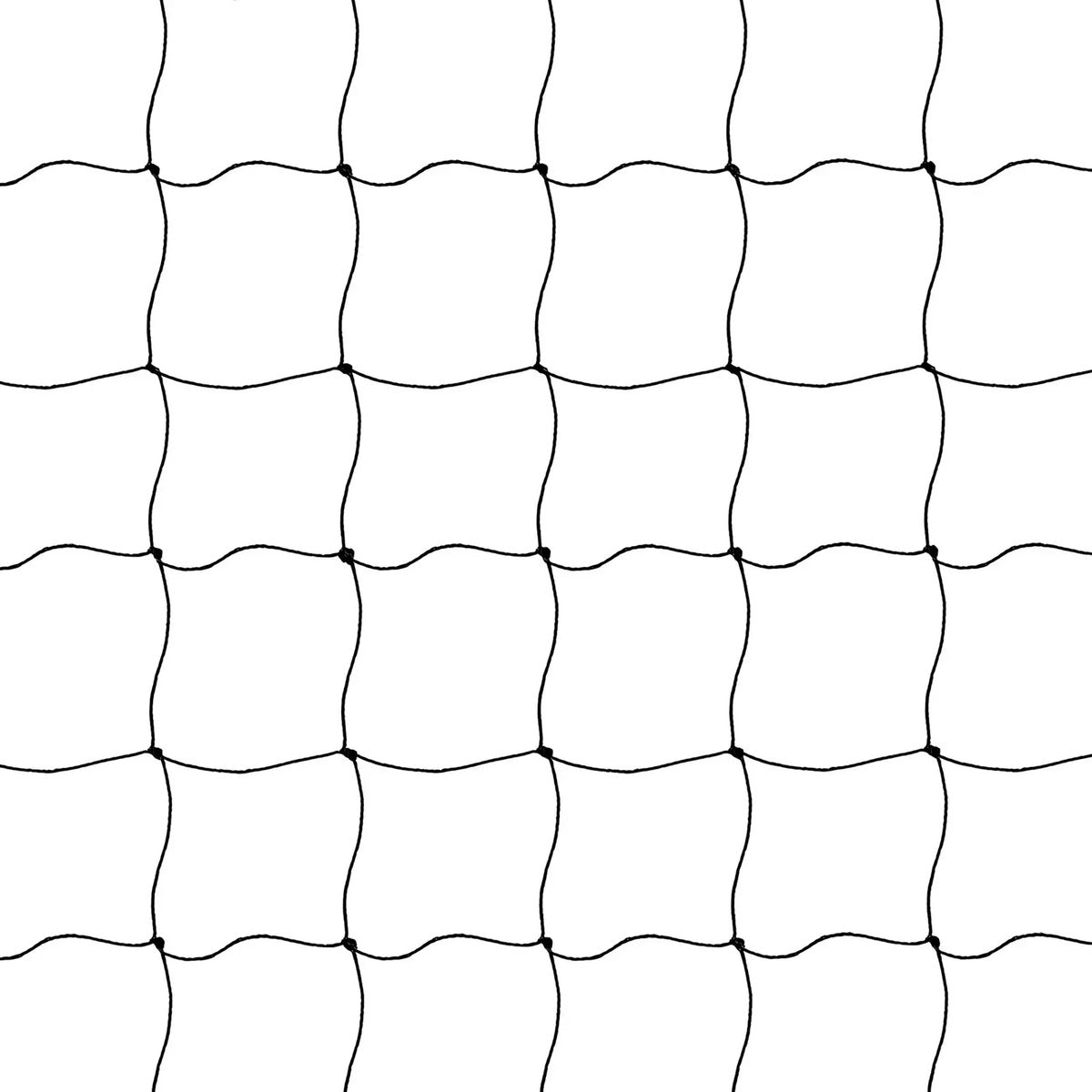 Red De Voleibol Amateur 9,5x1m 2mm Gismar - Negro