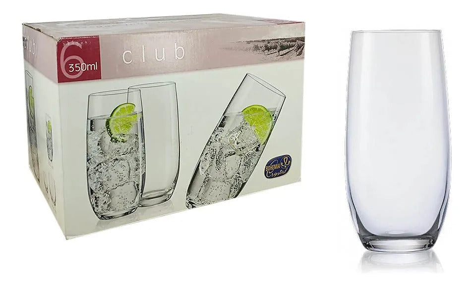 Set Vasos Club 350 Ml X6 Bohemia