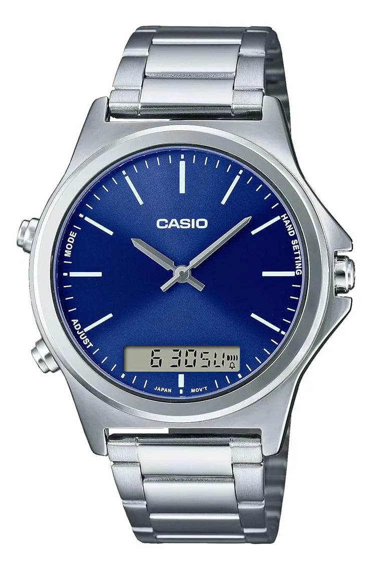 Reloj Casio Hombre Metal Mtp-vc01d-2e - Negro