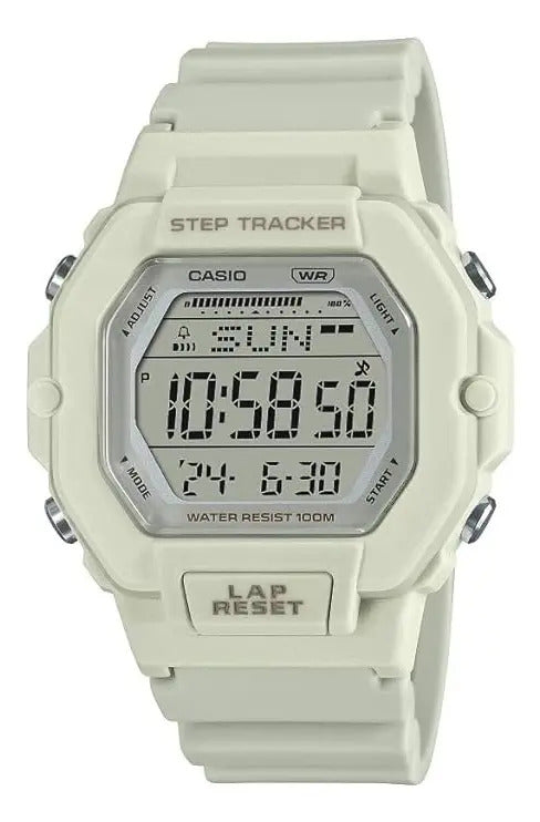 Reloj Casio Dama Lws-2200h-8a Digital Crono/alarma Blanco