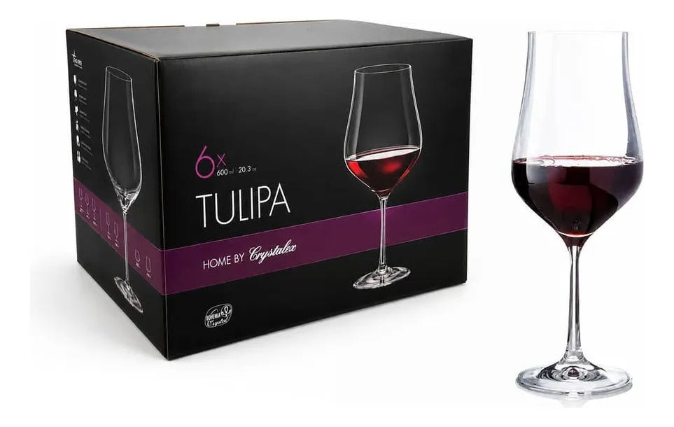 Set Copas Tulipa 450 Ml X6 Bohemia