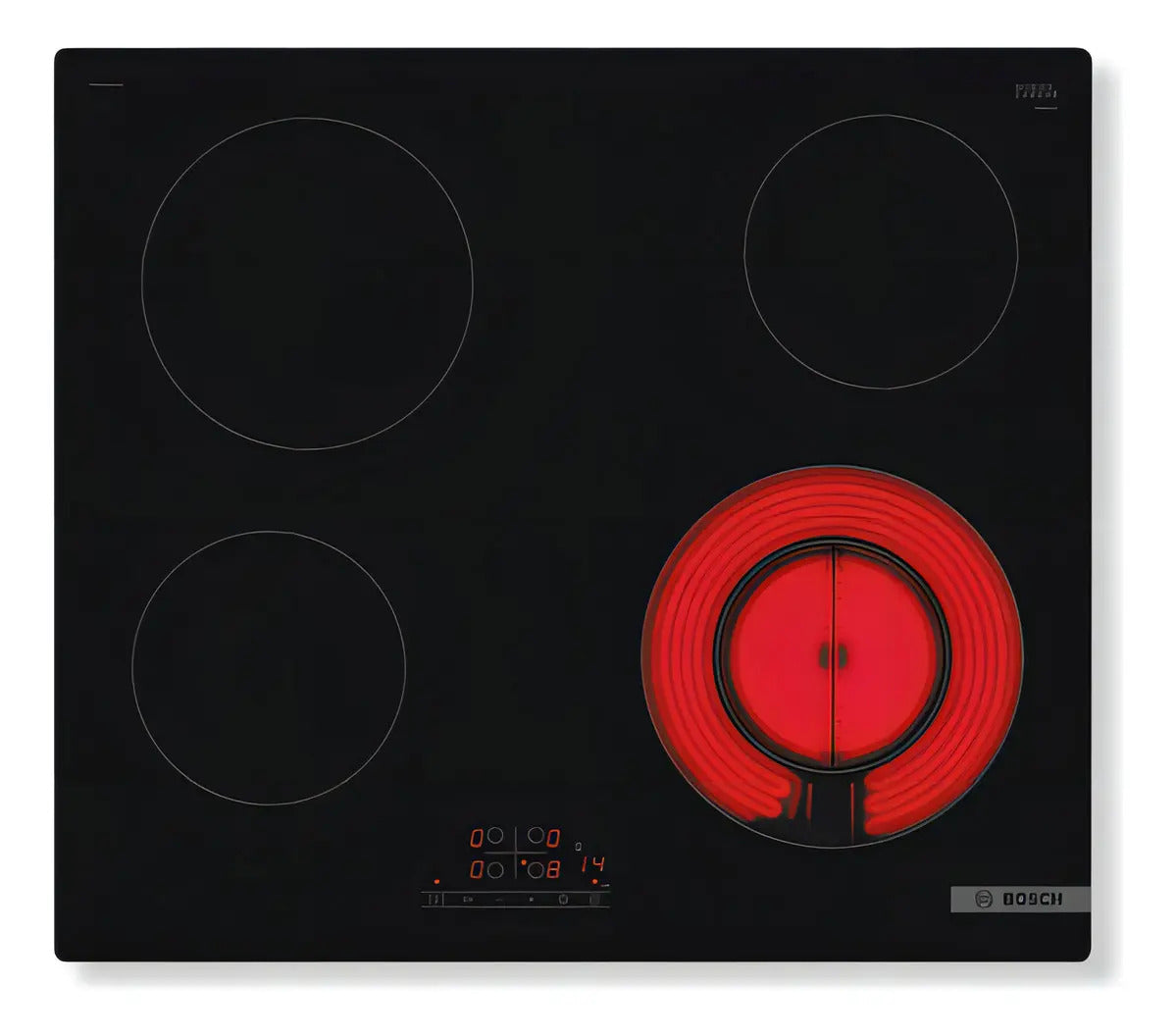 Anafe Vitrocerámico Bosch 60 Cm Pkf611bb8e - Negro