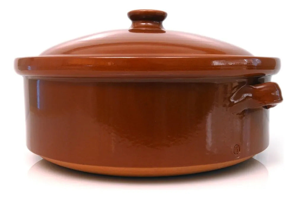 Olla Cocot Con Tapa Color Miel 25 Cms