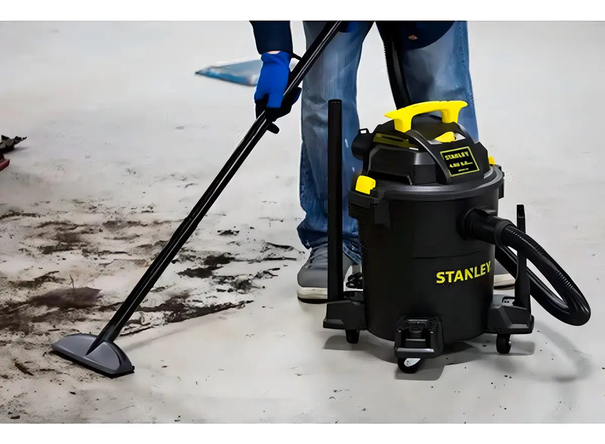 Aspiradora Stanley 23 Lts Líquido Y Polvo Sl19116p Negro