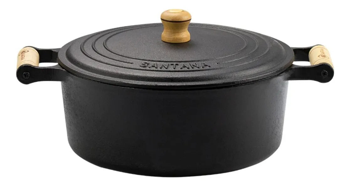 Cacerola Hierro Con Asas 28 Cm 6.2 L Santana