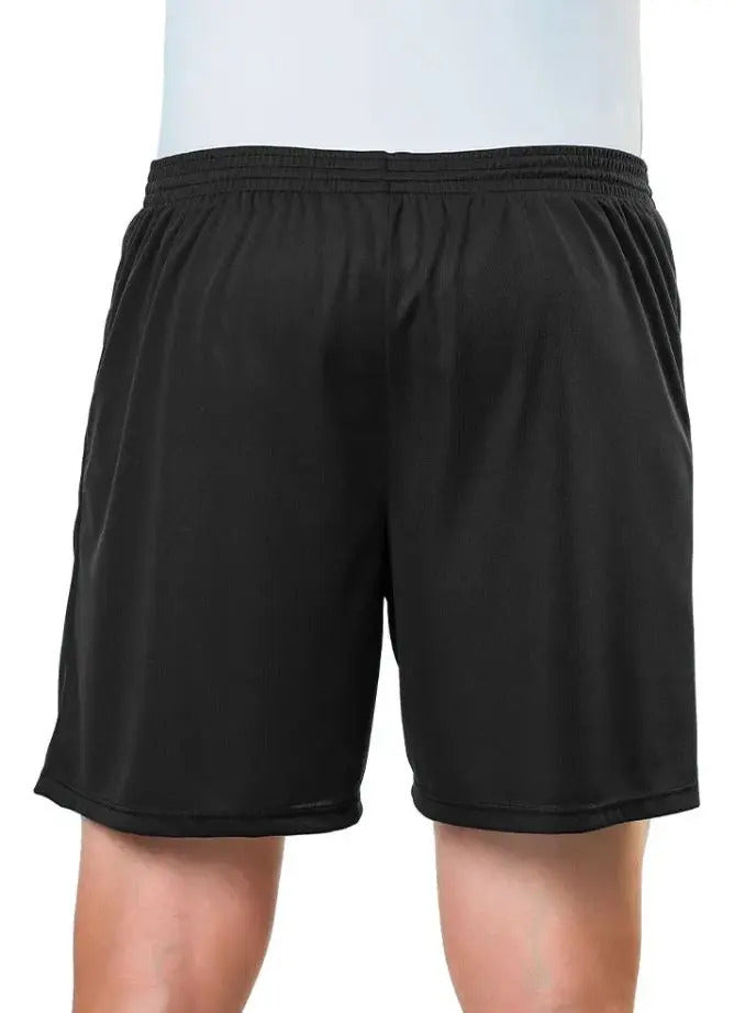Short Adulto Deportivo Fútbol Cintura Elástica Elite Negro Xl