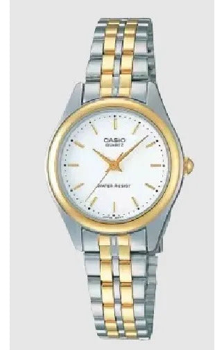 Reloj Casio Metal Dama 26mm Ltp-1129g-7a - Combinada