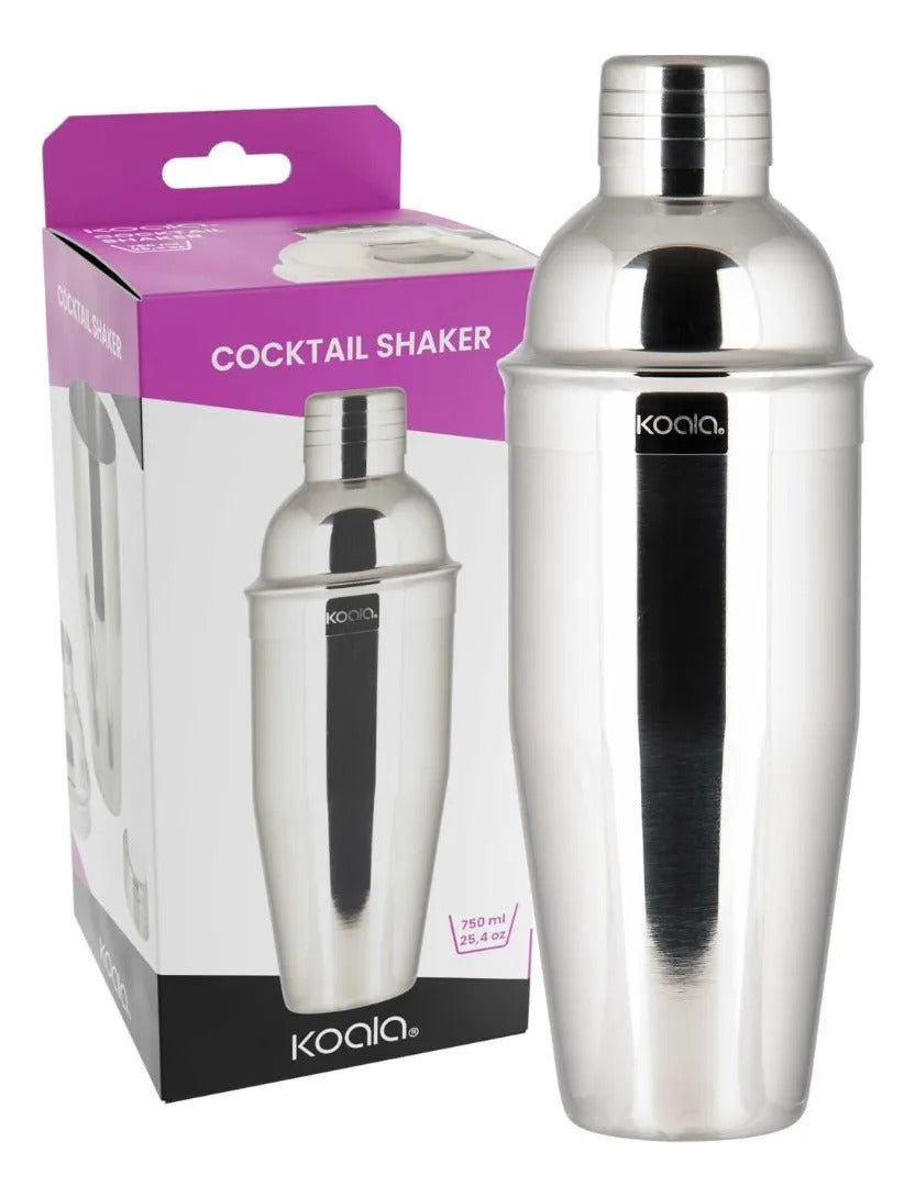 Coctelera Con Tapa 750 Ml Colador Koala