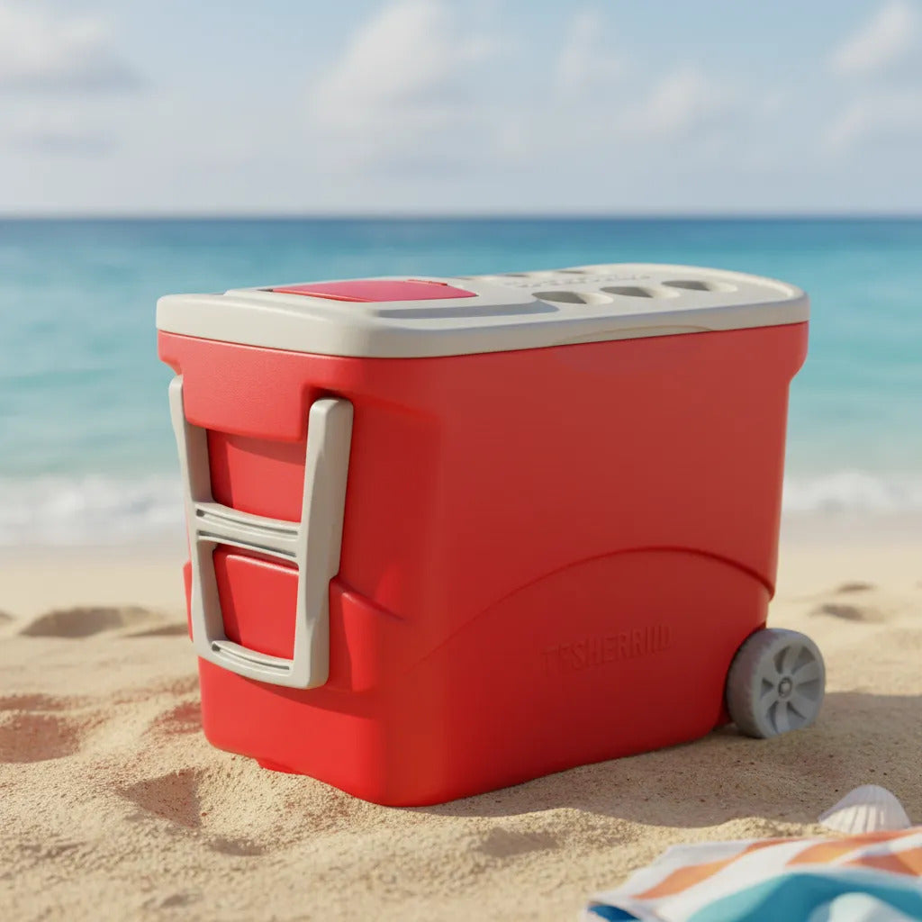 Conservadora 50 Lt Roja Con Ruedas 0033.17