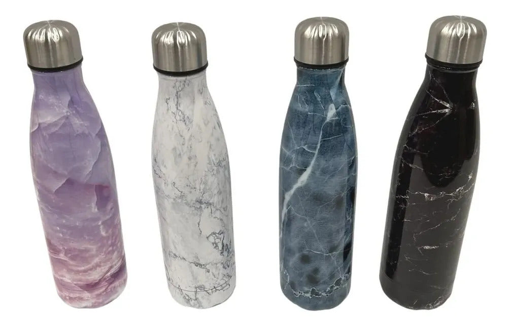 Botella Termica Acero Estampado 500 Ml