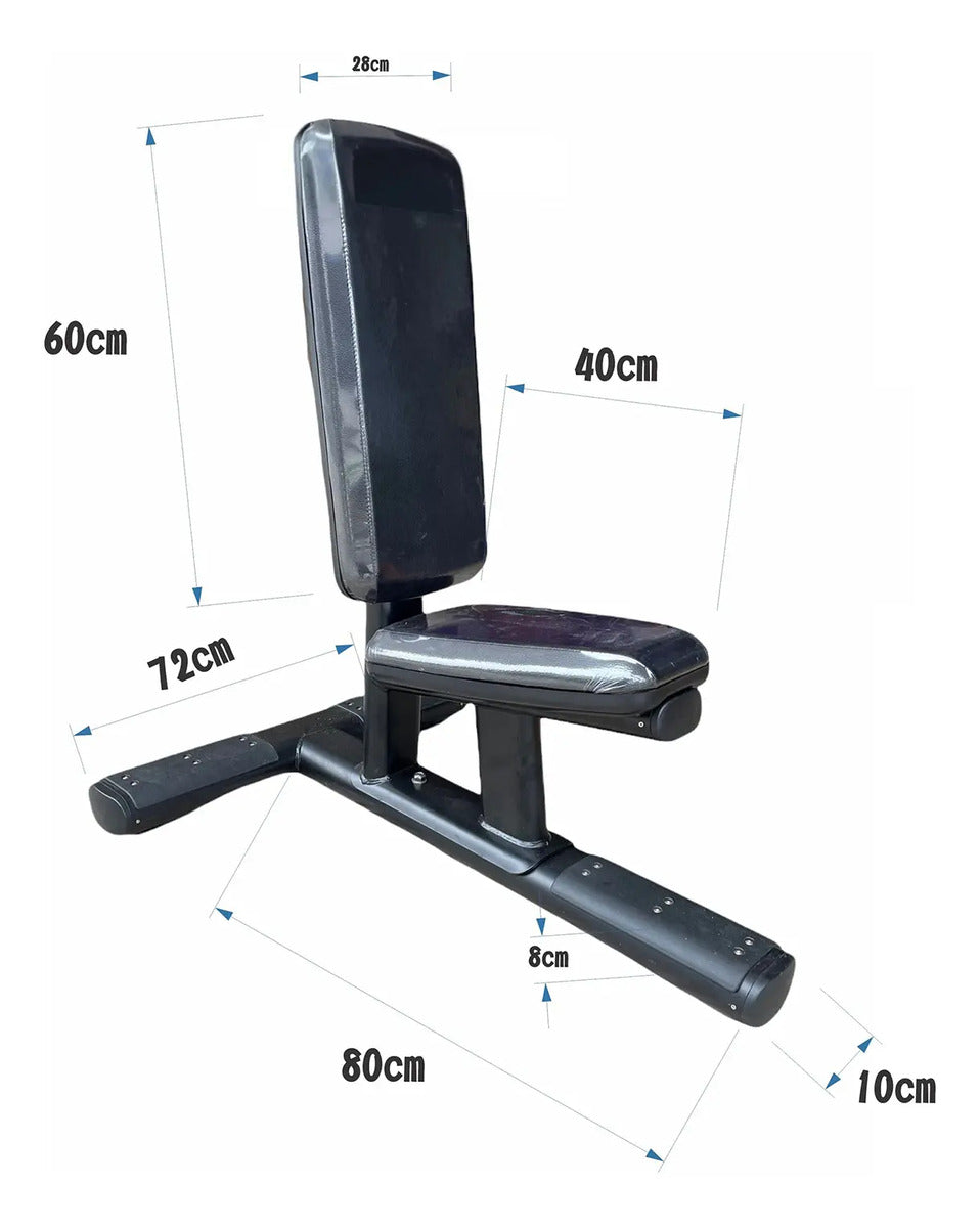 Banco Vertical 90 Grados Bench Gym Pro Rhino - Negro