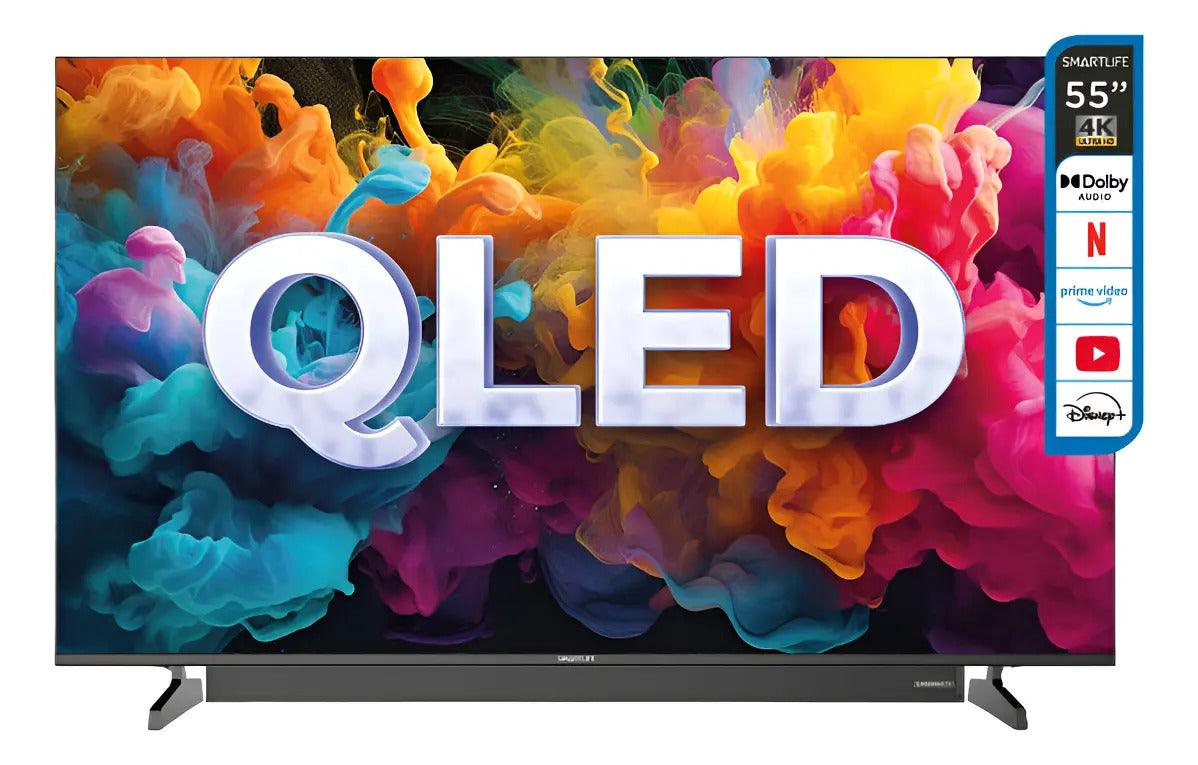 Smart Tv Smartlife Qled 55'' Uhd 4k Sl-tvq55t25s