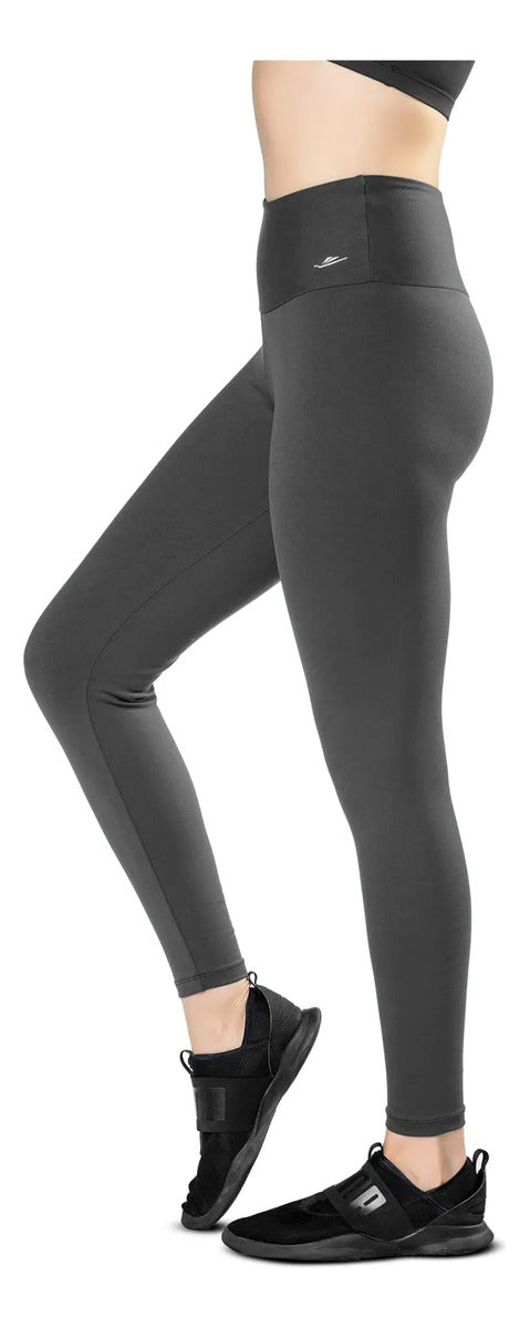 Calza Deportiva Dama Suplex Tiro Alto Elite - Gris M