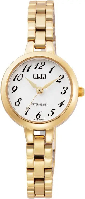 Reloj Q&q Metal Dama 22mm Q55b-004py - Dorado