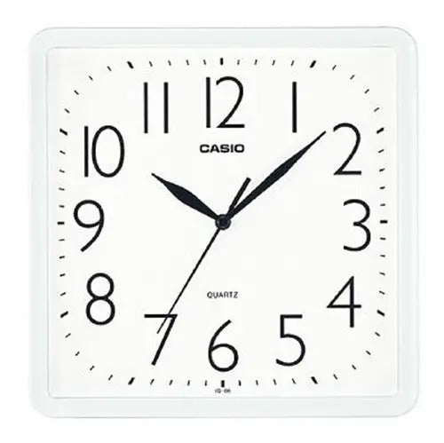 Reloj De Pared Casio Iq-06-7d - Blanco