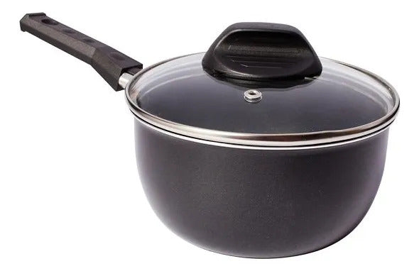 Cacerola Grafito Con Cabo Y Tapa 16 Cm Cheff-flon