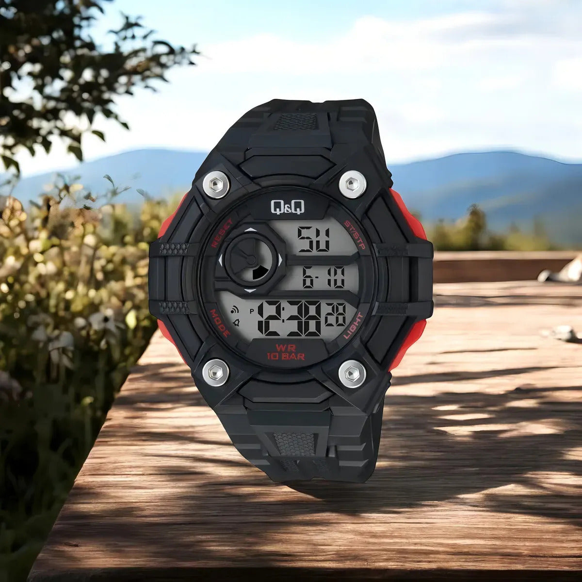 Reloj Q&q Digital Hombre 53mm G18a-002vy - Negro