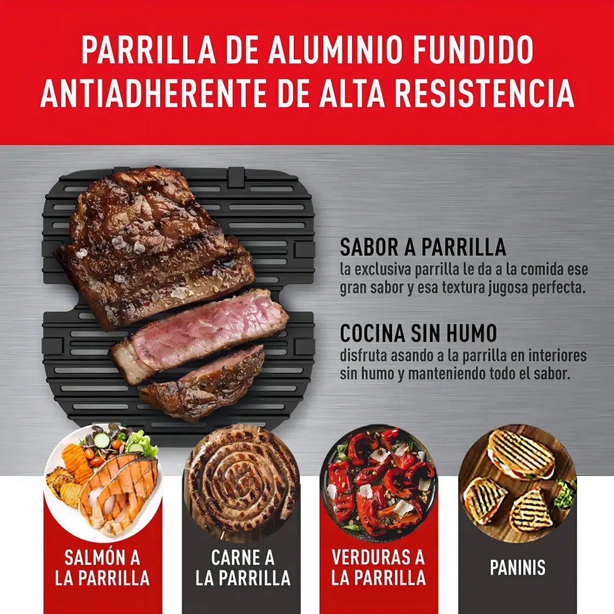 Freidora De Aire Easy Fry&grill 4,2 L 1550w - Negro