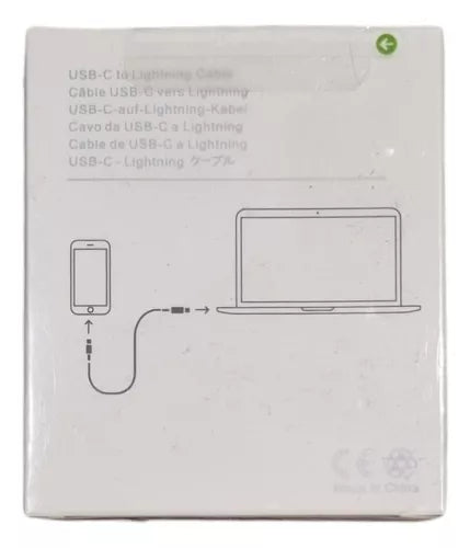 Cable De Carga USB-C A Lightning 1mt