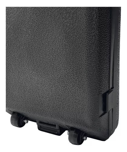 Set Mancuernas Y Barra Gris Con Valija 30 Kg
