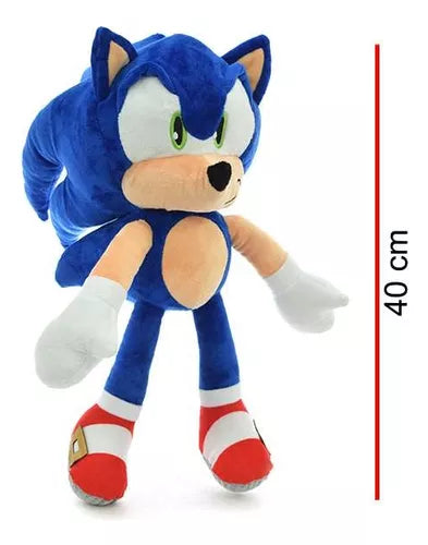 Peluche Sonic 40cm Azul